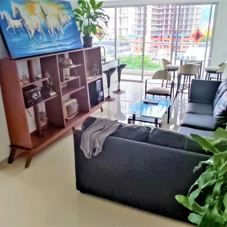 84 2bd 2 Ba New Building With Amenities, Ten Blocks Walled City One To The Beach Cartagena